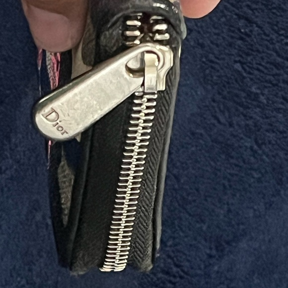 Christian Dior Continental Zip Around Wallet Abstract Camo - Picture 13 of 15